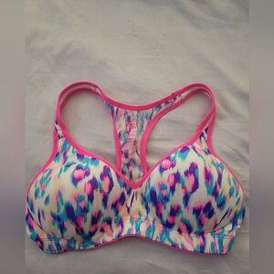 Colorful Pink Spots bra
